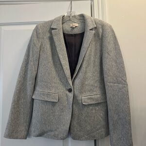LOFT Light Gray Tailored Women's Blazer